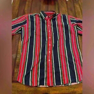 Vintage men’s XL harbor bay‎ button down shirt
